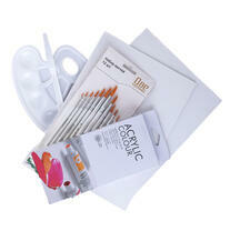 Без бренда «Набор подарочный «Две картинки»: краски акрил 12x12 мл, 2 холста 22x30 на мдф, 10 кистей, мастихин, палитра. Уценка (без упаковки)» в Челябинске в интернет-магазине  Без бренда «Набор подарочный «Две картинки»: краски акрил 12x12 мл, 2 холста 22x30 на мдф, 10 кистей, мастихин, палитра. Уценка (без упаковки)» в Челябинске