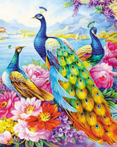 Без бренда «Изящные павлины (20шт)» в Челябинске