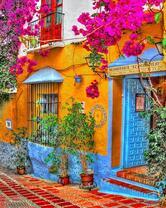 Красочные улочки Греции