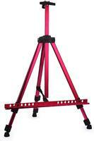 Без бренда «Коробка 25 шт.: Металлический мольберт тренога в чехле, телескопический, красный» в Челябинске