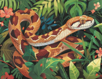 Без бренда «Маисовый полоз в зеленой листве» в Челябинске