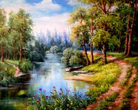 Без бренда «Лодка на берегу небольшой реки» в Челябинске в интернет-магазине Без бренда «Лодка на берегу небольшой реки» в Челябинске